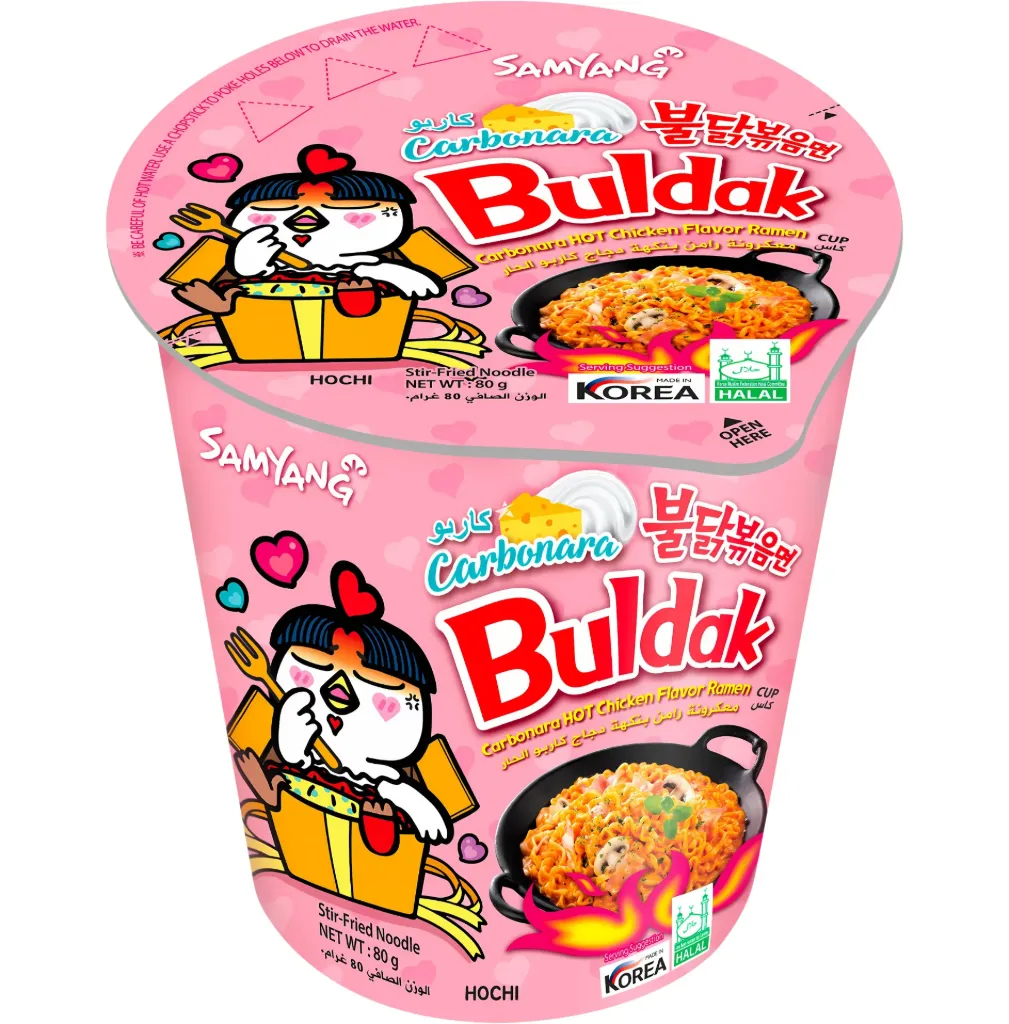 Buldak / Carbonara Hot Chicken / Cup   ( 80g x 6 )