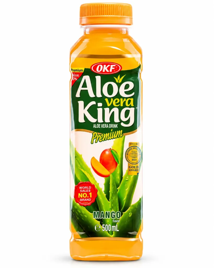 [GE-1302 Mango] Aloe Vera / Drink / Flasche 500ml (Mango)
