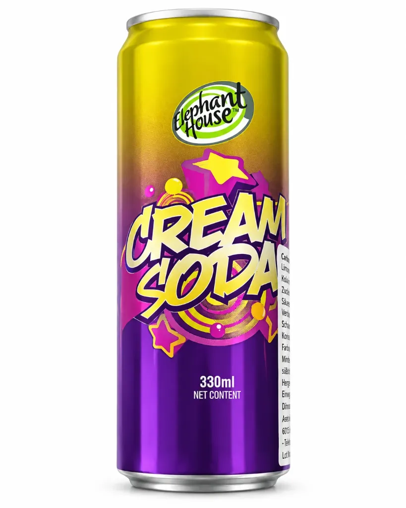 [GE-1061] ELEPHANT HOUSE / Cream Soda / Can / 24x330ml