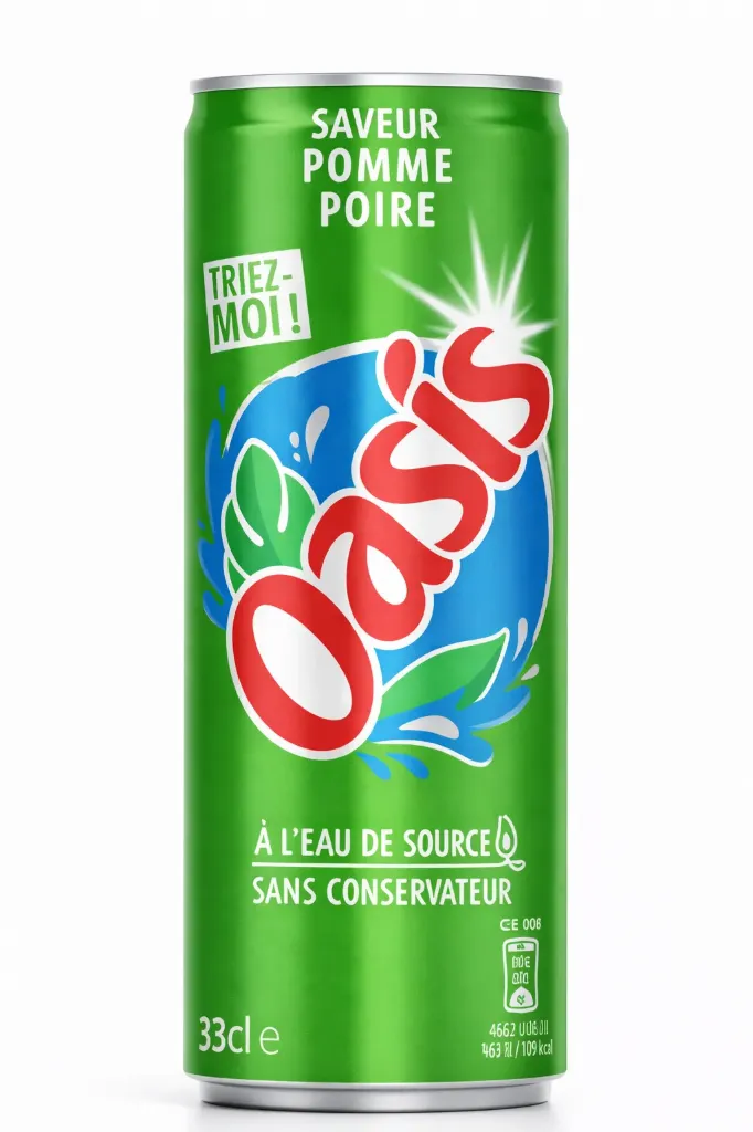 [GE-1281 Apple Pear] Oasis / Fruchtdrink / Dose 24x330ml (Apfel Birne)