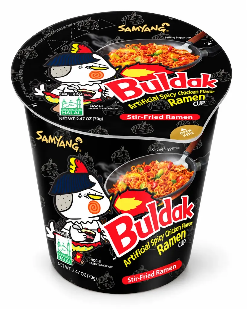[NU-1084 Original] SAMYANG BULDAK / Noodles / Cup / 6x70g (Original)