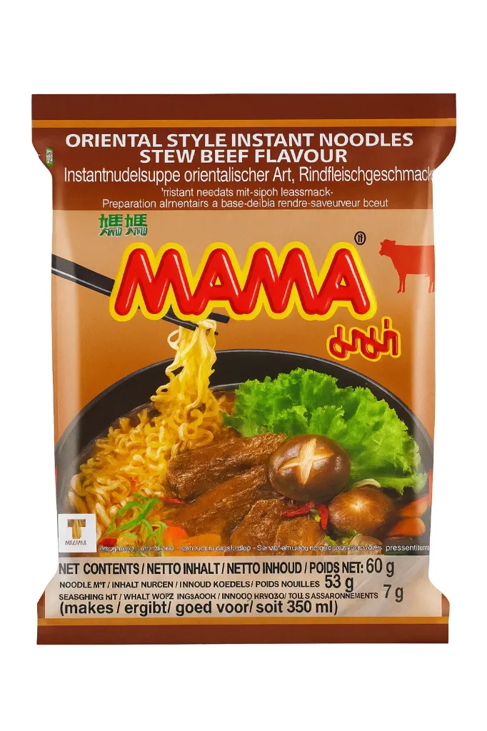 [NU-1031 Beef] MAMA / Nudeln Packet / 30x60g (Beef)