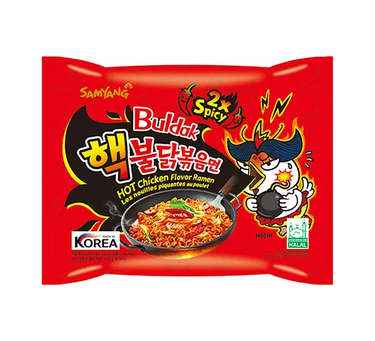 [NU-1093 Carbonara Hot Chicken] SAMYANG BULDAK / Noodles / Pack / 40x140g (Carbonara Hot Chicken)
