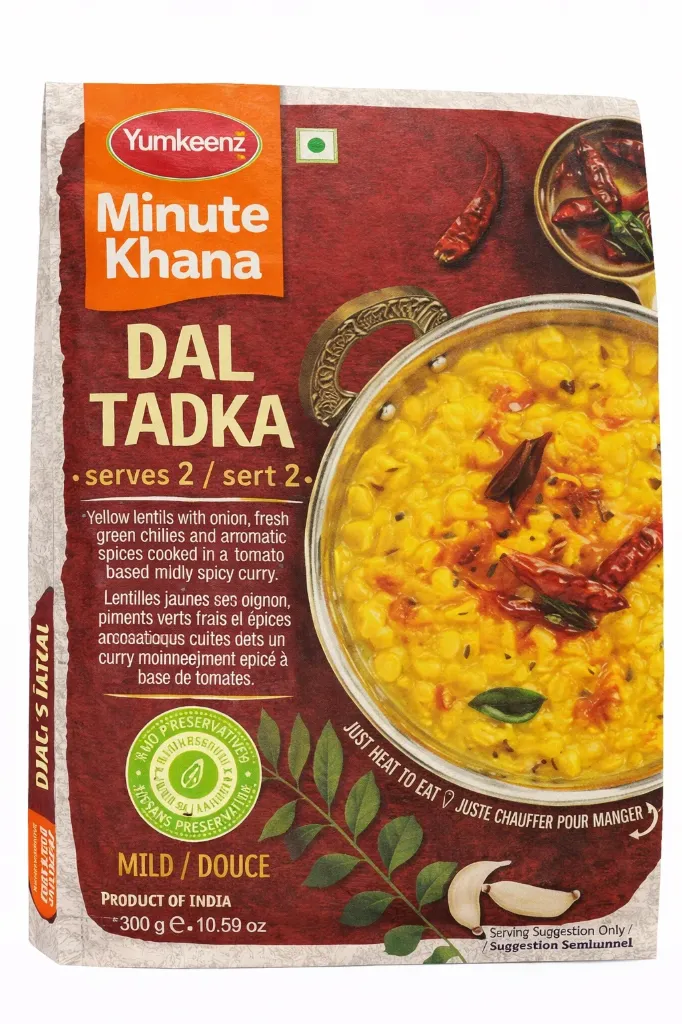 [GT-1032 Dal Tadka] Haldiram / Minute Khana Fertiggericht / 10x300g (Dal Tadka)