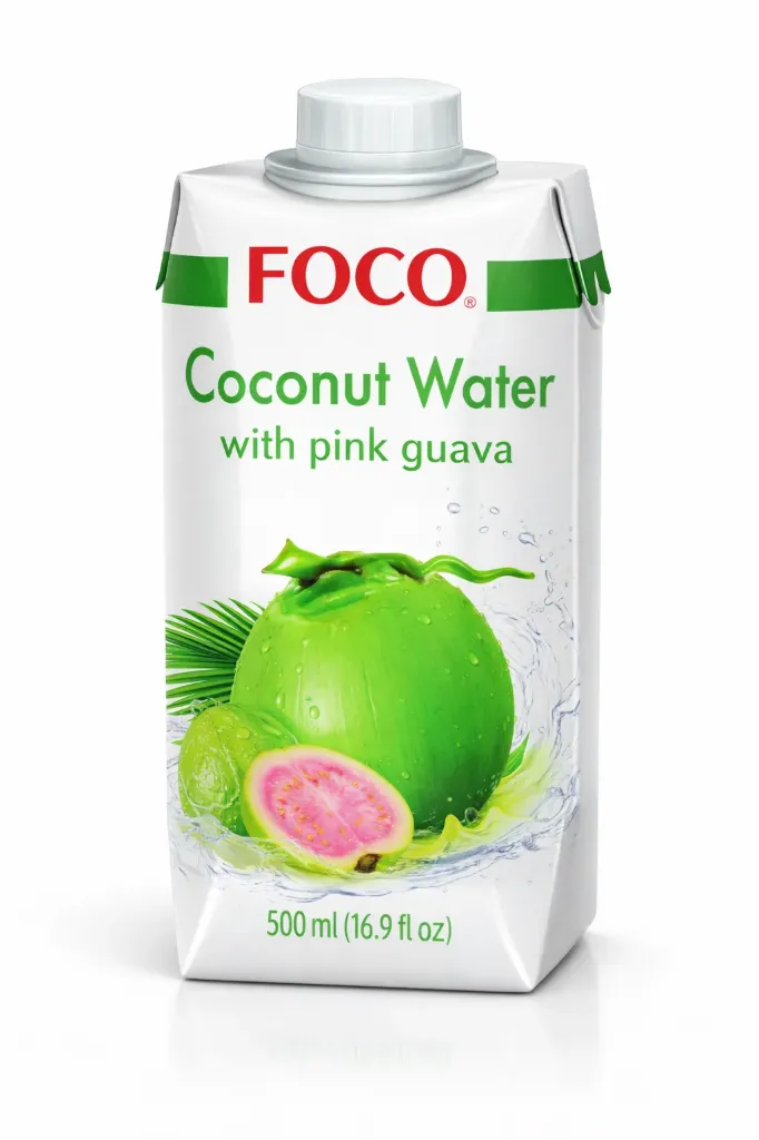 FOCO/ Kokosnusswasser 12x500ml (Guava)