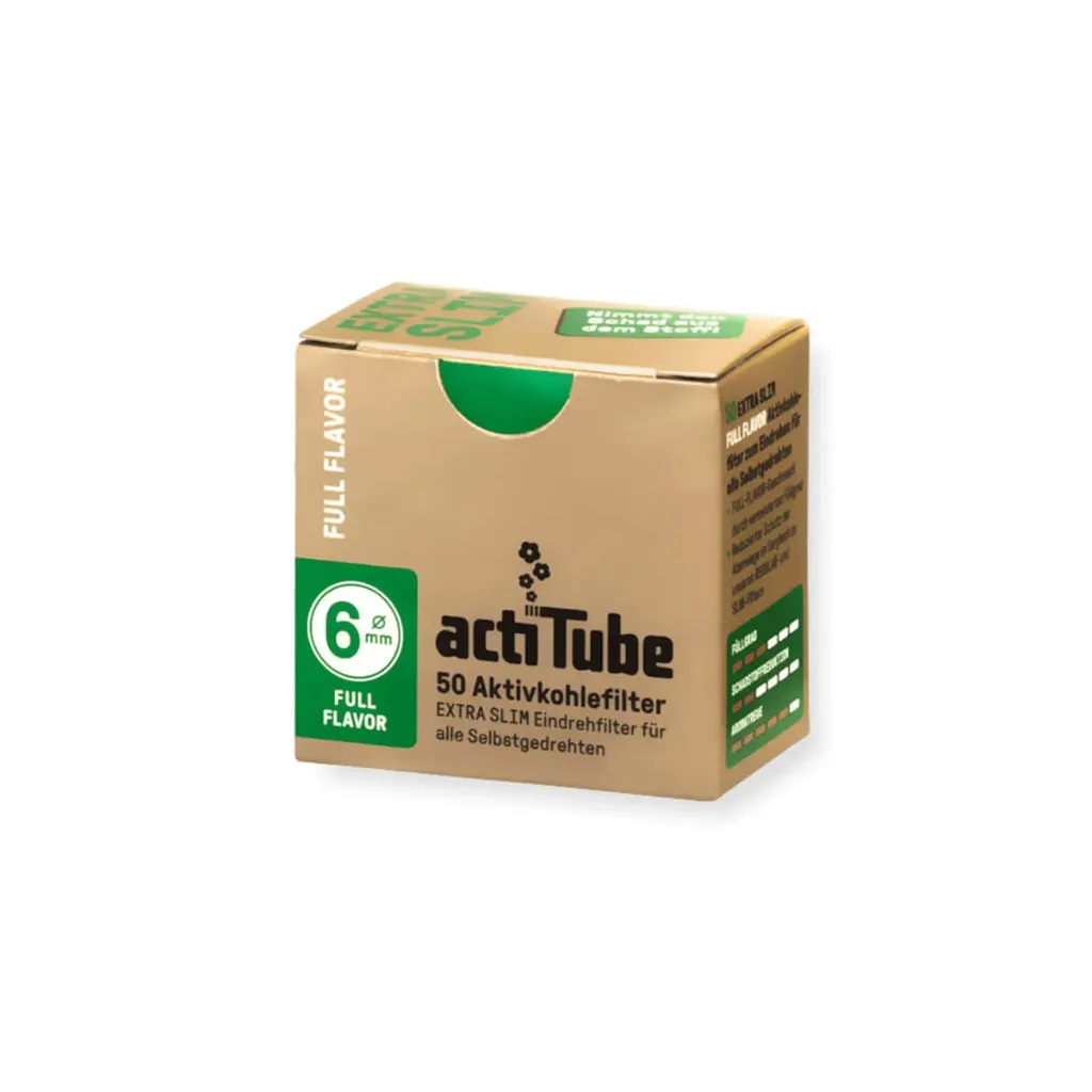 ActiTube / Aktivefilter Extra Slim            (6mm x 50)